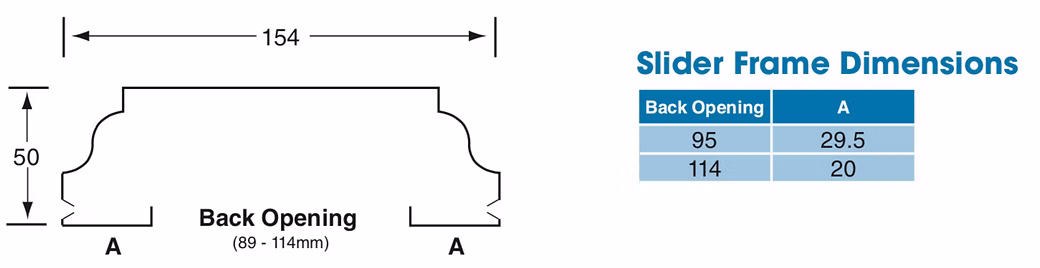 RegalFrame Standard Slider Knockdown Product Image 4